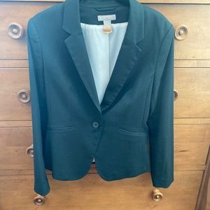 H&M emerald green blazer